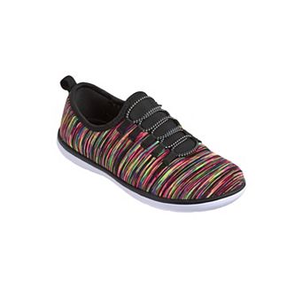 Comfortview Women's The CV Sport Ariya Textured Knit Slip On Sneaker
