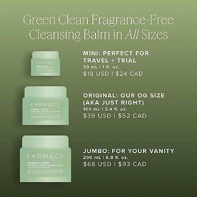 Green Clean Makeup Removing Cleansing Balm