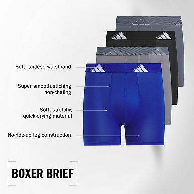 Boys adidas 4-pk. Microfiber Boxer Briefs