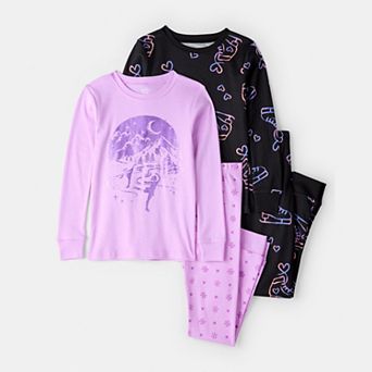 Girls 4-14 Carter's 4 pc Pajama Top & Pajama Bottoms Set