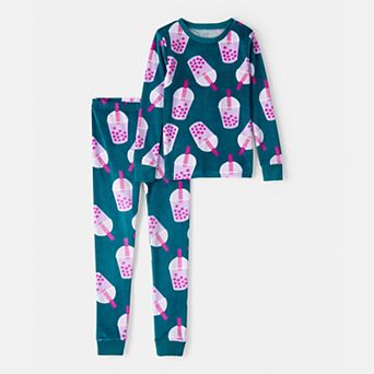 Girls 4-14 Carter's Heart DreamPlush 2 pc Pajama Top & Pajama Bottoms Set