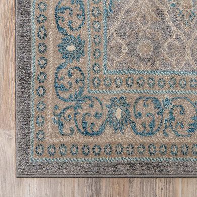 Unique Loom Kasern Salzburg Throw Rug