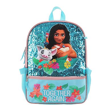 Disney's Moana 5-Piece Backpack, Lunch Bag, Pencil Case, Scrunchie, & Keychain Set