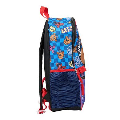 Five Nights at Freddy's 5-Piece Backpack, Lunch Bag, Pencil Case, Keychain, & Carabiner Set
