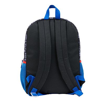 Marvel Avengers Sam Wilson 5-Piece Backpack, Lunch Bag, Pencil Case, Keychain, & Carabiner Set