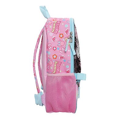 Disney's Minnie Mouse 5-Piece Backpack, Lunch Bag, Pencil Case, Scrunchie, & Keychain Set