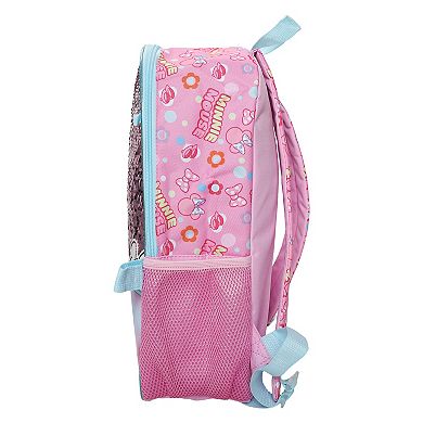 Disney's Minnie Mouse 5-Piece Backpack, Lunch Bag, Pencil Case, Scrunchie, & Keychain Set