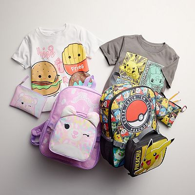 Pokémon Pikachu & Friends 5-Piece Backpack, Lunch Bag, Pencil Case