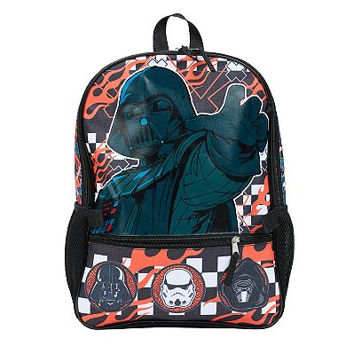 Star Wars Darth Vader 5-Piece Backpack, Lunch Bag, Pencil Case, Keychain, & Carabiner Set