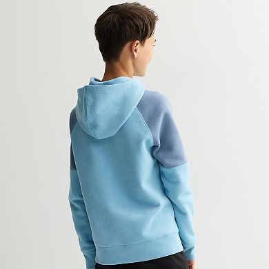 Boys 8-20 Tek Gear® Ultra Soft Fleece Color Blocked Hoodie in Regular & Husky