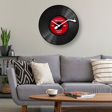 Crosley 12-Inch Vinyl Record Analog Wall Clock
