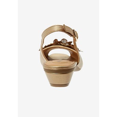 Comfortview Women's The Rider Leather-Like Slingback