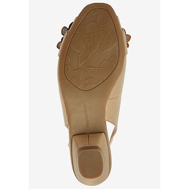 Comfortview Women's The Rider Leather-Like Slingback