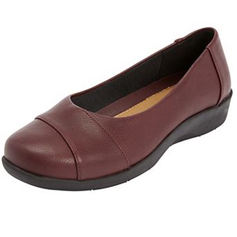 Comfortview Women's The Gab Slip On Flat