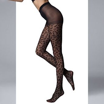 Women's Simply Vera Vera 30 denier Wang Cheetah Print Tights