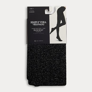 Women's Simply Vera Vera 60 denier Wang Shimmer Chevron Tights