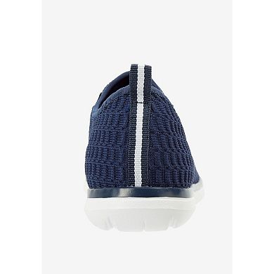 Comfortview Women's The CV Sport Ariya Textured Knit Slip On Sneaker