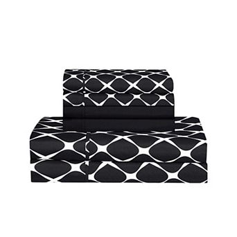 Elegant Comfort Luxury Soft Bloomingdale Pattern Bed Sheet Set