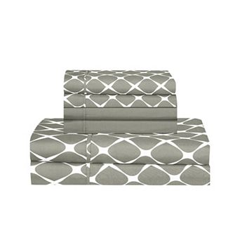 Elegant Comfort Luxury Soft Bloomingdale Pattern Bed Sheet Set