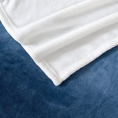 Elegant Comfort Ombre Printed Velvet Touch Fleece Blanket