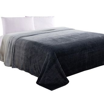 Elegant Comfort Ombre Printed Velvet Touch Fleece Blanket