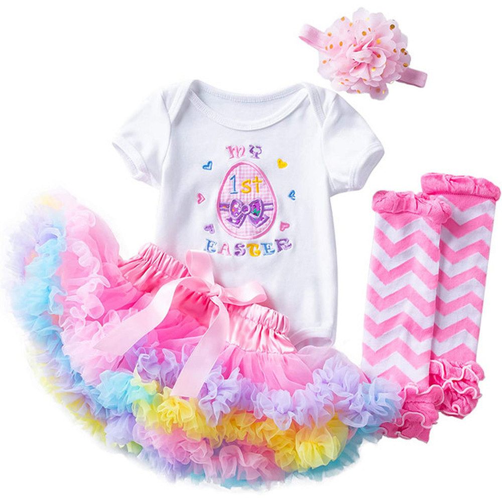 Baby Girls My First Easter Outfit Set