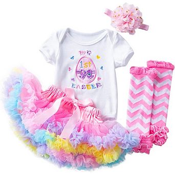 Baby Girls My First Easter Outfit Set