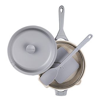 Granitestone Zuka Everyday Pan 6 pc 10 in Ceramic 10-in-1 Nonstick Multi-Functional Saute Pan Cookware Set