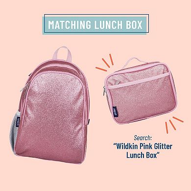 Pink Glitter 15 Inch Backpack