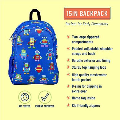 Robots 15 Inch Backpack
