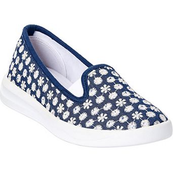 Comfortview Women's The Dottie Slip On Sneaker