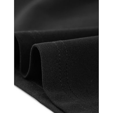 2 Packs Women's Work Office Elegant 3/4 Sleeve V Neck A-Line Dress