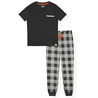 Sleep On It Boys 2 pc Short-Sleeve Jersey Pajama Top and Pajama Pants Set
