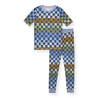 Sleep On It Boys 2 pc Super Soft Jersey Snug-Fit Pajama Top and Pajama Shorts Set