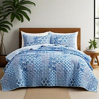 Unikome Soft Lightweight Coverlet Bedding Set, 3 pc Quilt Bedspread
