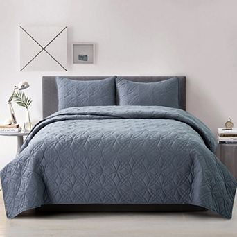 Unikome Soft Lightweight Coverlet Bedding Set, 3 pc Quilt Bedspread