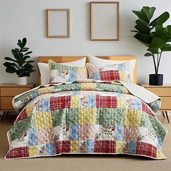 Unikome Soft Lightweight Coverlet Bedding Set, 3 pc Quilt Bedspread