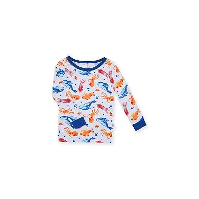 Sleep On It Infant & Toddler Boys 2-Piece Super Soft Jersey Snug-Fit Pajama Set w Matching Socks