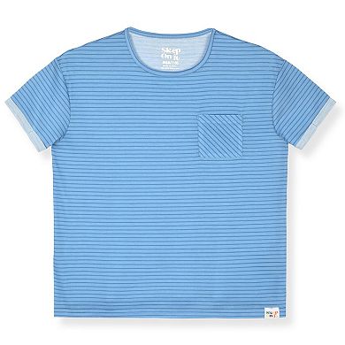 Sleep On It Boys 2-Piece Pajamas - Short-Sleeve Jersey Tee and Waffle Thermal Shorts