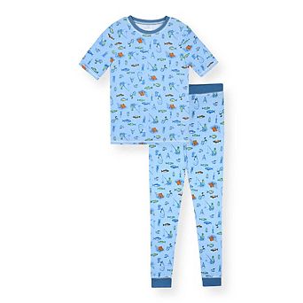 Sleep On It Boys 2 pc Super Soft Jersey Snug-Fit Pajama Top and Pajama Shorts Set