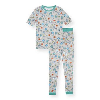 Sleep On It Boys 2 pc Super Soft Jersey Snug-Fit Pajama Top and Pajama Shorts Set
