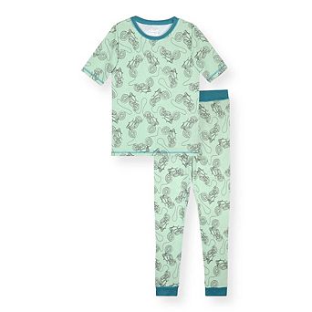 Sleep On It Boys 2 pc Super Soft Jersey Snug-Fit Pajama Top and Pajama Shorts Set