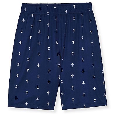 Sleep On It Boys 2-Piece Milky Jersey Short-Sleeve Button Down Coat Pajama Top n Pajama Shorts Set