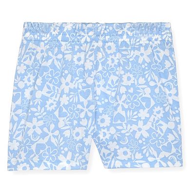 Sleep On It Girls 2-Piece Short-Sleeve Plaid Pajama Top and Pajama Pants Set