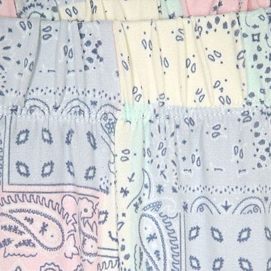 Sleep On It Girls 2-Piece Short-Sleeve Plaid Pajama Top and Pajama Pants Set