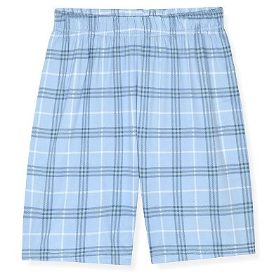 Sleep On It Boys 2-Piece Milky Jersey Short-Sleeve Button Down Coat Pajama Top n Pajama Shorts Set
