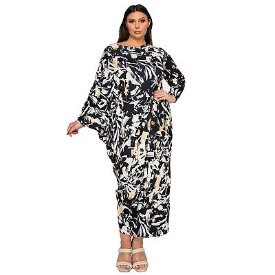 asymmetrical silhouette dress Black Long Sleeve Asymmetrical Dress - Hourglass