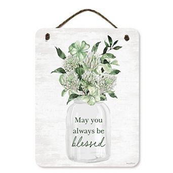 COURTSIDE MARKET May You Always Be Blessed Hanging Sign