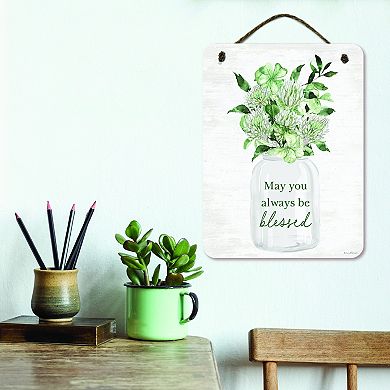 COURTSIDE MARKET May You Always Be Blessed Hanging Sign