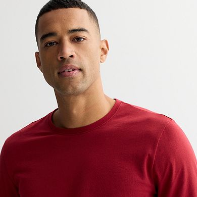 Men's Apt. 9 Premier Flex Long Sleeve Crewneck Tee